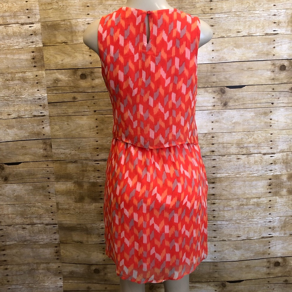 🛍LUCKY BRAND | Orange Sleeveless Dress Small - Picture 5 of 7
